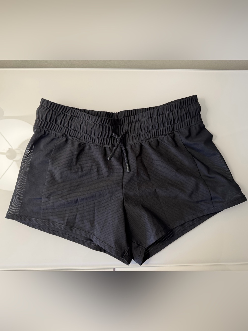 all in motion Black Women's Athletic Shorts with Drawstring Waist - Picture 1 of 6